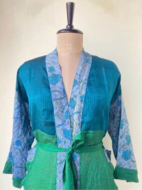 New Upcycled Silk Kimono